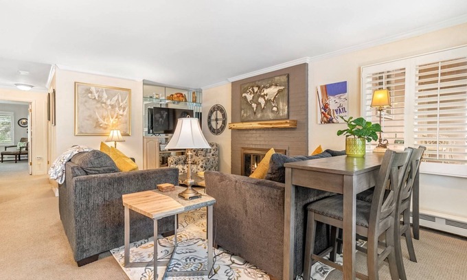 Vail Condo | Our 2BR is a Fall Favorite, Close to Vail for Dining & Shopping, and Gore Creek for Fishing!