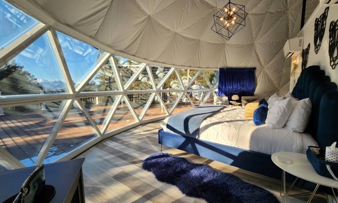 East Kootenay Cabin | Our most luxurious Dome, Cougar Dome in Winderdome Resort