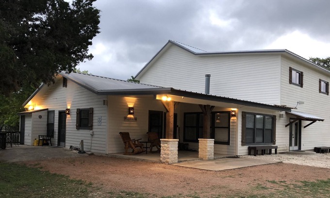 Leakey House | OUR PRIVATE RIVER IS OPEN TO FLOAT - FRIO RIVER Ranch House on gated 30 ACRES