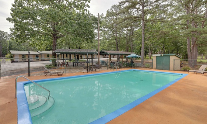 Greers Ferry Cottage | Outdoor Entertainment Areas: Greers Ferry Cottage!