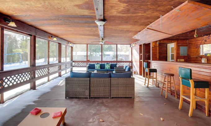Eagle River Cottage | Outdoor Wet Bar: Spacious Eagle River Retreat!