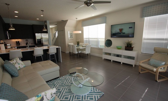Four Corners House | Outstanding, owner operated Townhome, even a TV in the pool area!