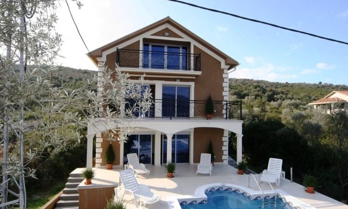 Tivat Villa | Outstanding villa with private pool and breath taking sea view