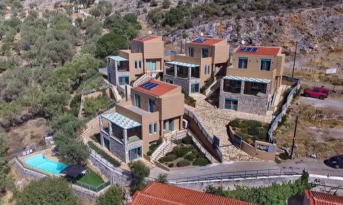 Plomari Villa | Ouzo Villas 2, Accessible 3BR villa at Ag. Isidoros, Plomari, Lesvos