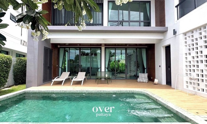 Huai Yai Villa | OVER #pattaya #jomtien #new #luxury #pool #villa #house #3BR #chill #mood #trip
