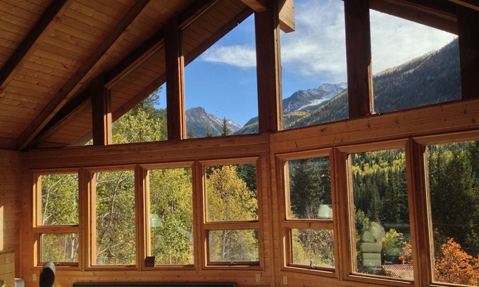 Carbondale House | Overlook the Crystal River with amazing views of the Elk Mountains!