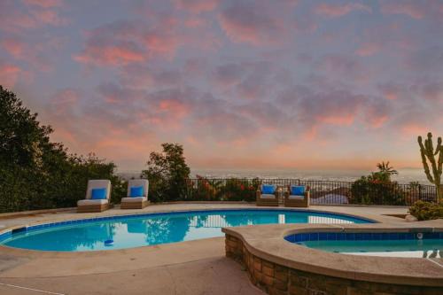 Whittier House | Overlooking Luxury - Pool Heat - Spa - Games
