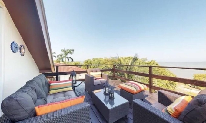 Belize City Apartment | Oversized Perfect Seaview Penthouse Loft Apartment