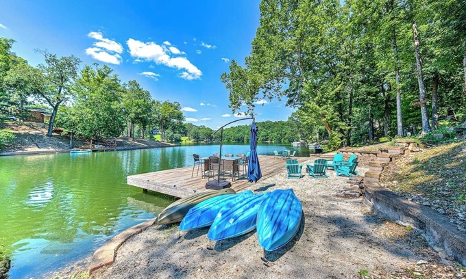 Bella Vista House | Paddlers Paradise, lakefront with private dock