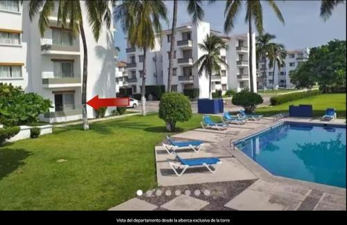 Manzanillo Apartment | Padrisimo Departamento p6 personas en planta baja