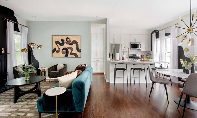 Virginia Highland House | Paint it Black by Minty Living