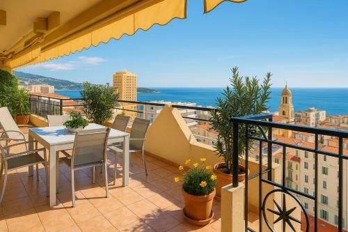 Bagnolet Apartment | Palais Florentin - Prime location -150m Casino gardens - Panoramic Sea View - Large Terrace - Parking