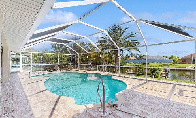 Cape Coral House | Palatial paradise with pool located on waterway, family friendly, close to Gulf