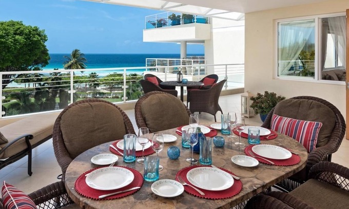 Saint Matthias Villa | Palm Beach 509 | Beach Front - Located in Fabulous Christ Church with House Cleaning Included