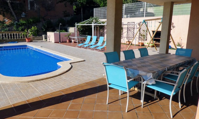 Calvia Ski Chalet | Palmanova Villa Near THE Beach With Private Tennis Court