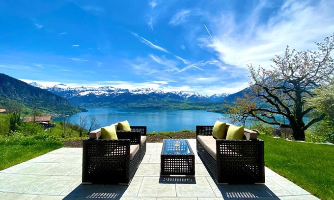 Goldiwil Apartment | Panorama Boutique Apartment with Air Condition, SPA entry in Solbadhotel