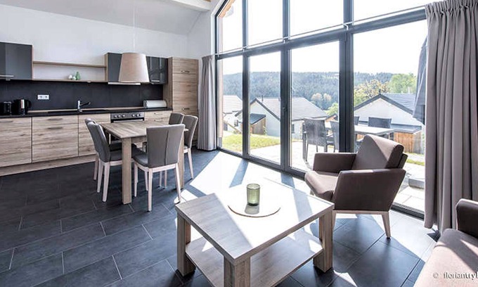 Mistelgau House | Panorama bungalow type 70 WD 14 - Panoramabungalow (70) in the holiday village at the Therme Obernsees