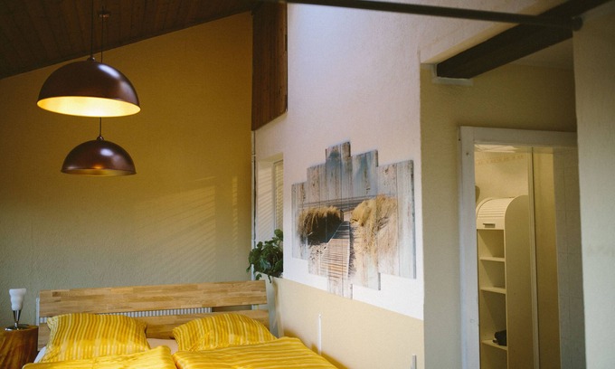 Konitz Apartment | PanoramaStudio mit Hängematte, WiFi, Küche, Bad, Sofa, 7 Min. zum Thüringer Meer