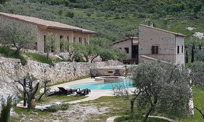 Casenuove Other | PANORAMIC FARMHOUSE IN UMBRIA IN SPELLO. MEDIEVAL RESIDENCE WITH RESTAURANT