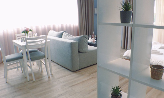 Varna Apartment | Papaya big studio 34 with free parking for 4 people, Varna