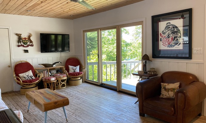 Hastings Highlands Cottage | Papineau Lake cottage and converted boathouse, clean water, sleeps up to 10.