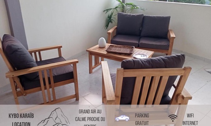 Sainte-Marie Apartment | Paradis Caché - Confort Terrasse - Kybo Karaib Location - pkg - Mtgne