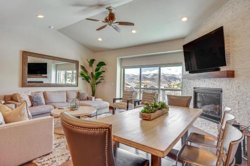 Park City House | Park City Townhome with Hot Tub and Mountain Views!