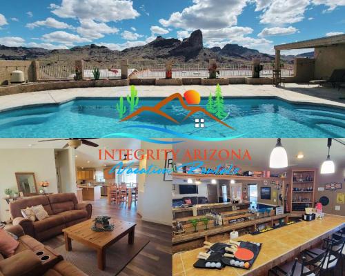 Parker Strip House | Parker Strip pool house with game room