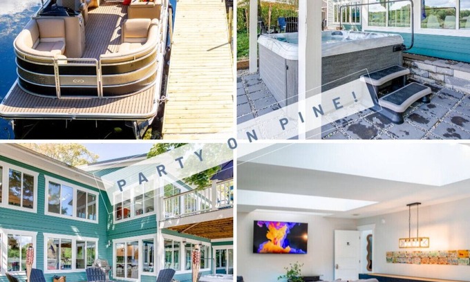 La Porte House | "Party on Pine" Pontoon & HotTub