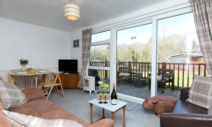 Bont Newydd House | Pass the Keys | Comfortable 2 Bed Riverside Chalet near Snowdonia