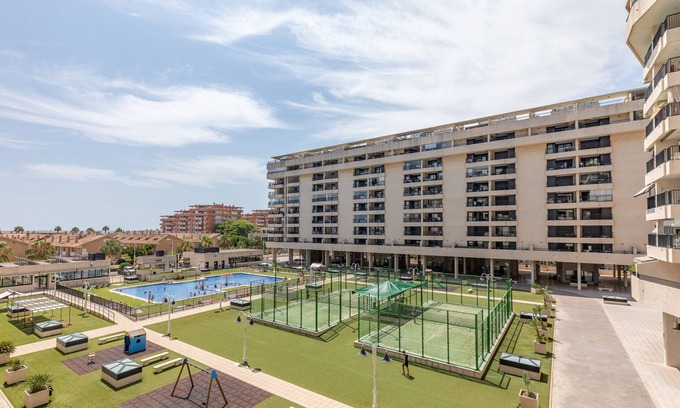 Alboraya Apartment | PATACONA PALM BEACH II. WIFI + AIR CONDITIONING + 4 PAX