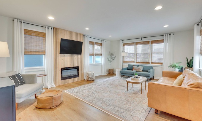 Meyers Lake Cottage | Patio & Lake Views: Family-Friendly Canton Retreat