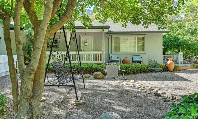 Sedona House | Patio & Mtn Views: Tranquil Sedona Gem