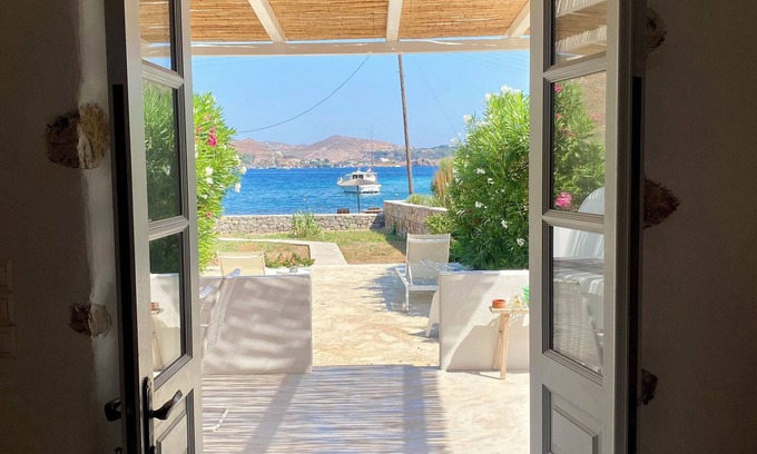 Patmos House | Patmos Beach Stone House, in Sapsila. Slow living on the beach.