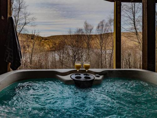 Mountainside House | Paws & Peaks Lakeview Lodge Hot Tub Amazing View