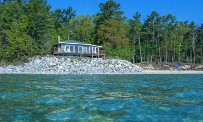 Beaver Island House | Peaceful 2BR Beaver Island Escape - Beach Access + Waterfront Views + WiFi