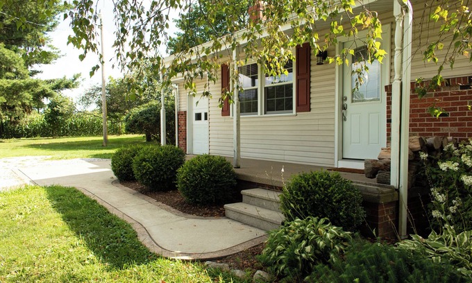 Loudonville House | Peaceful 3-Bedroom Countryside Home Near Mohican with Fireplace, & Patio