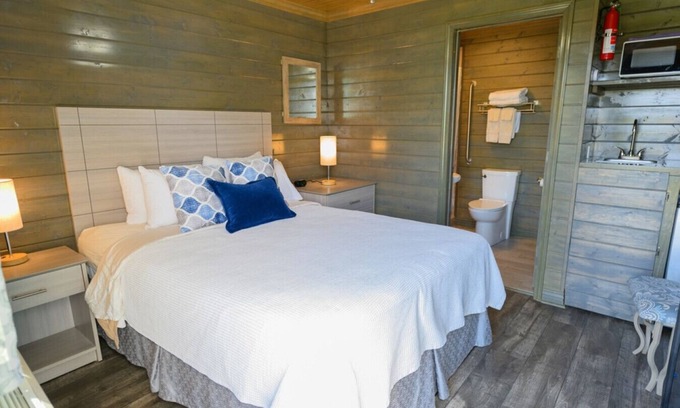 Lake Village Cottage | Peaceful cabin in orchard! Great Internet!