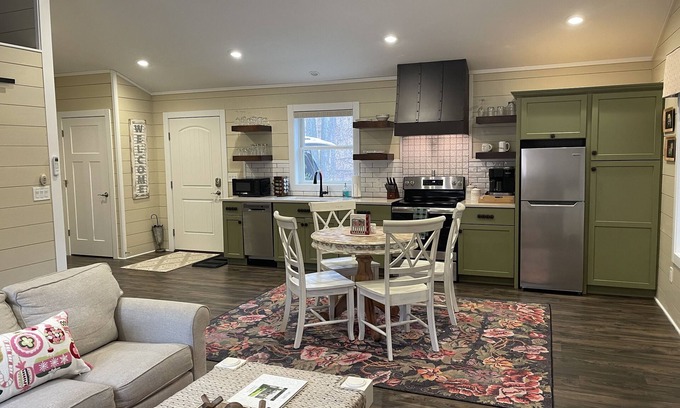 Traverse City Cabin | Peaceful cabin in our private woods, close to bike trail, winery, and lakes.