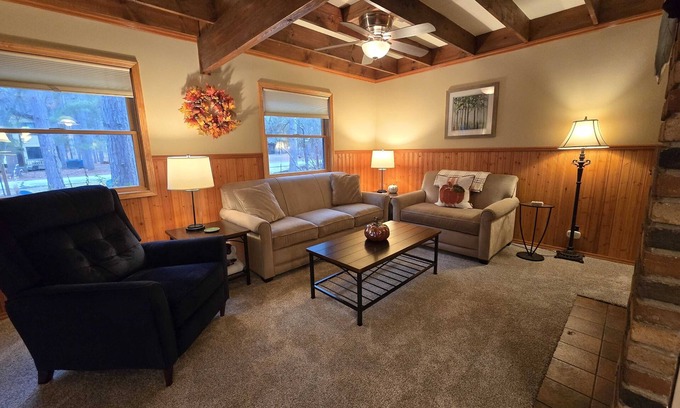 Thompsonville House | Peaceful dog-friendly home with gas grill & nearby resort amenities