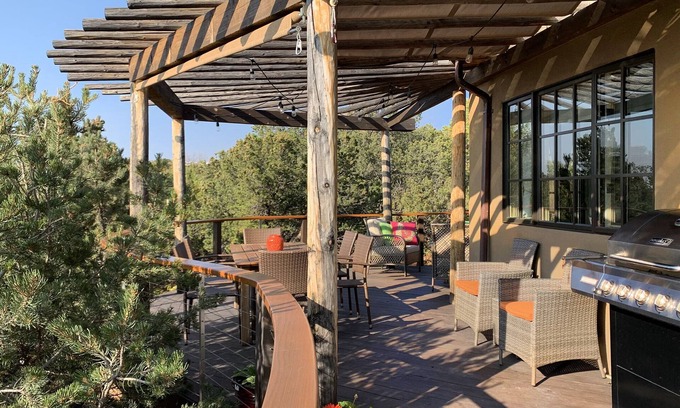 Santa Fe House | Peaceful Eastside Retreat Near Museum Hill & Plaza, Panoramic Mountain Views