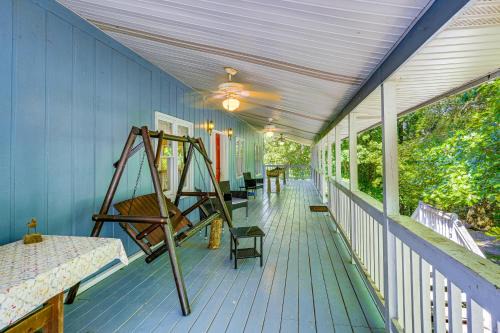 Harrison House | Peaceful Harrison Duplex with Porch and Grill!