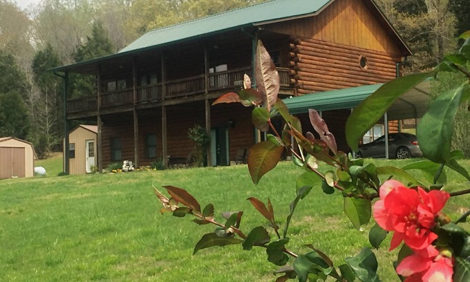 Centerville Cabin | Peaceful Hills Cabin is clean, family-friendly and quiet on 97 acres with creek.