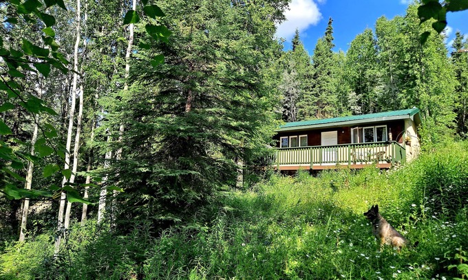 Fairbanks Cottage | Peaceful Hillside Refuge to Enjoy Aurora