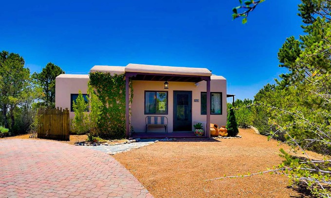 Vista Encantada Cottage | Peaceful Hilltop Casita w/Stunning Views, Close to the Historic Plaza