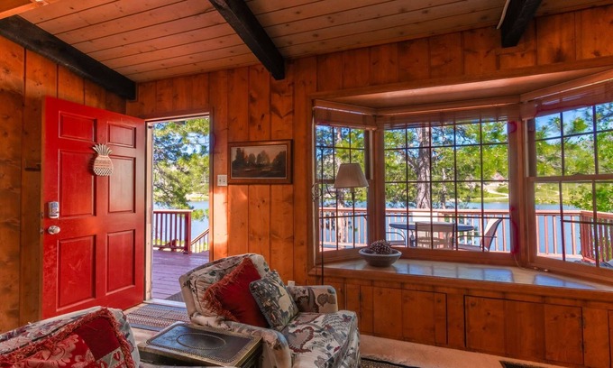 Westcreek House | Peaceful Lakefront Mountain House with Mountain Views in Westcreek CO, Wifi, Grill, Pets with Fee