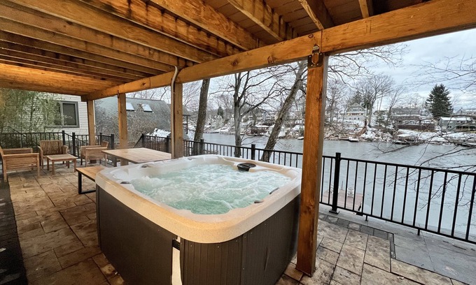 Hopatcong Villa | Peaceful LakeHouse w/Spa, Lake Views/Access, and Game Room