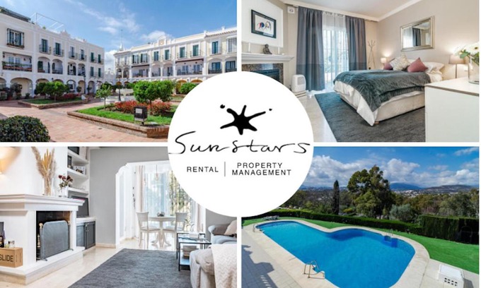 Marbella Apartment | Peaceful Modern 2 bedroom apartment in Aloha Pueblo With View over The Pool