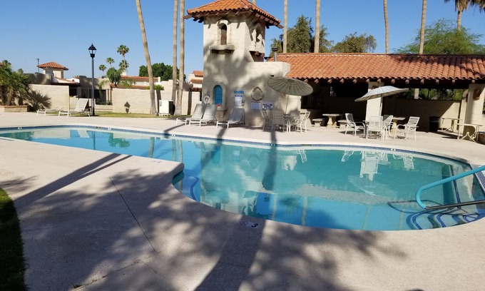 Mission Square House | Peaceful, modern townhome in gated community