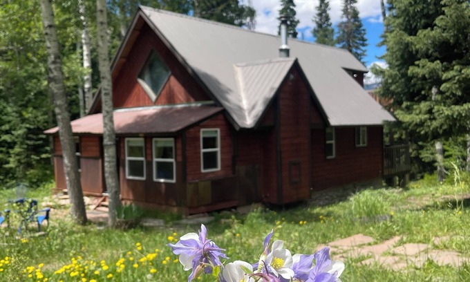 Columbine Lake Cabin | Peaceful mountain cabin 1/2 way between Durango and Silverton
